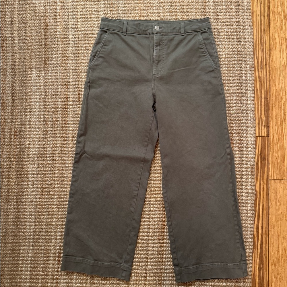 Everlane Wide Leg Utility pants - Women - Kalamata color